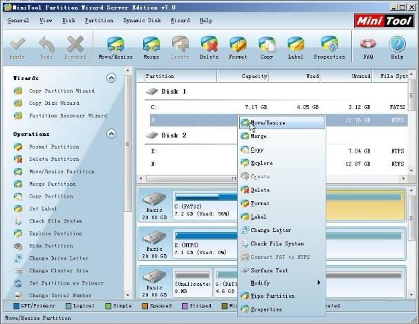 partition magic 8.0 server 2003